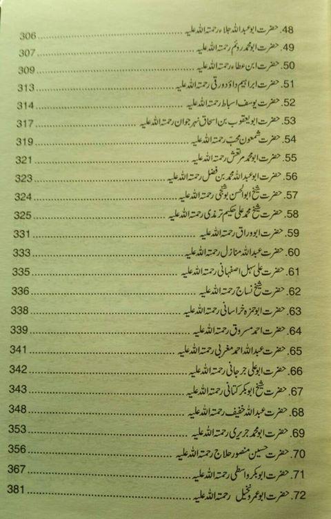 تذکرۃ الاولیا | Tazkirat-ul Auliya Books Dervish Designs 