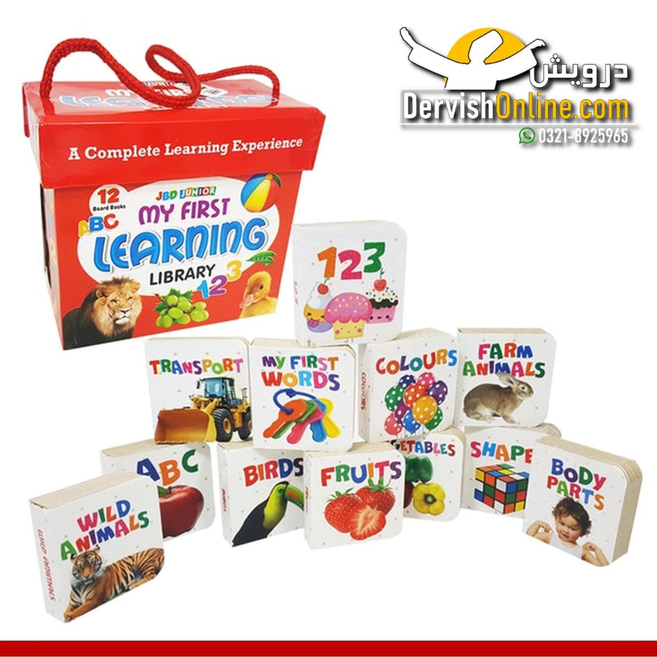 My First Learning Library 12 In 1 (Board Books) Books Dervish Kids 