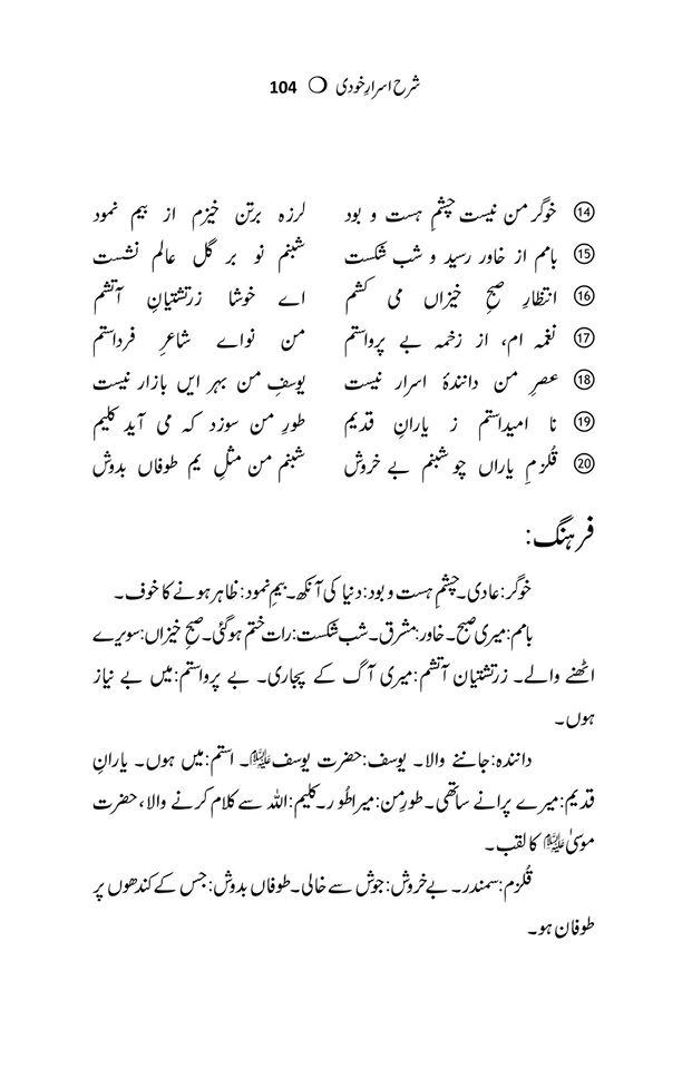 شرح اَسرار و رموز | علامہ محمد اقبال | اصل فارسی متن مع سلیس اُردو ترجمہ - Dervish Designs Online