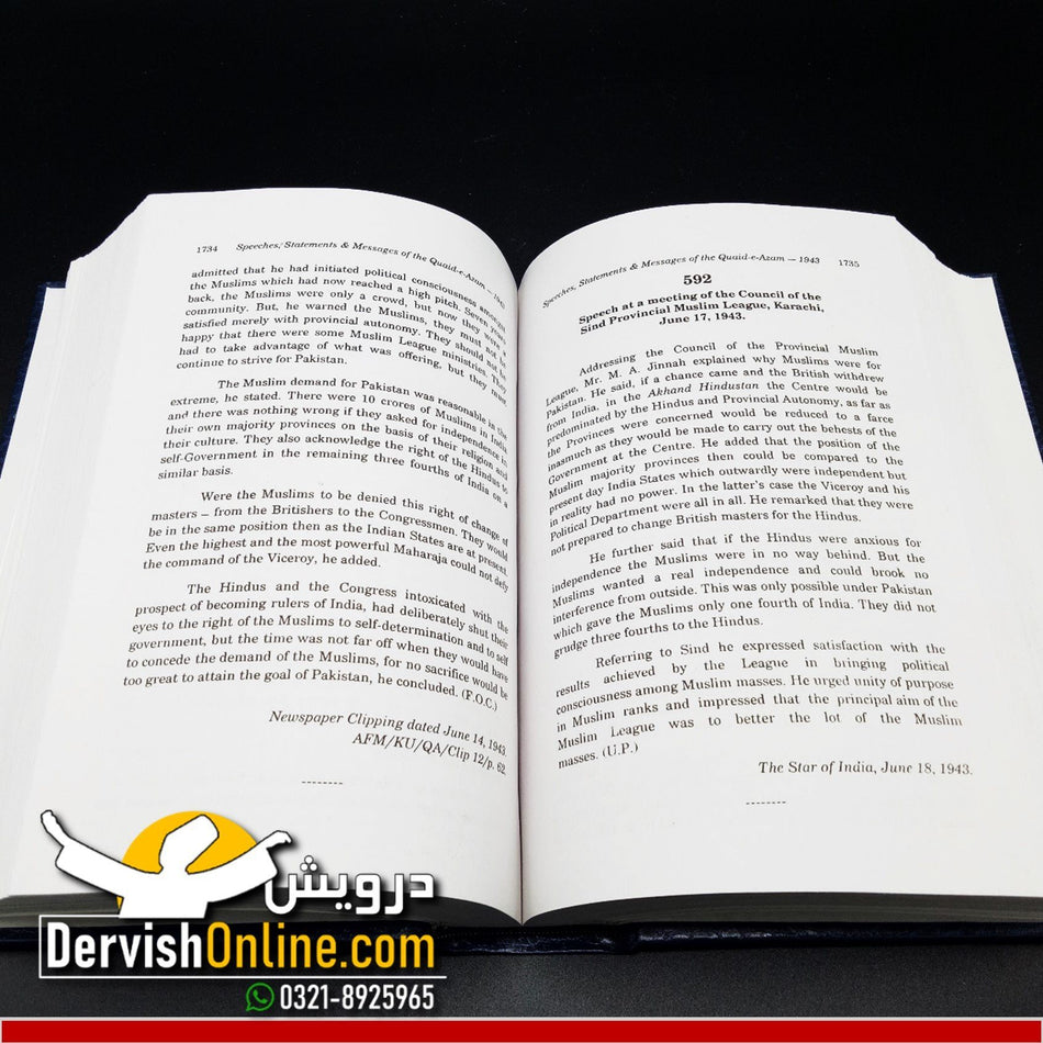 Speeches Statements and Messages of the Quaid e Azam (4 Volumes Set) - Dervish Designs Online