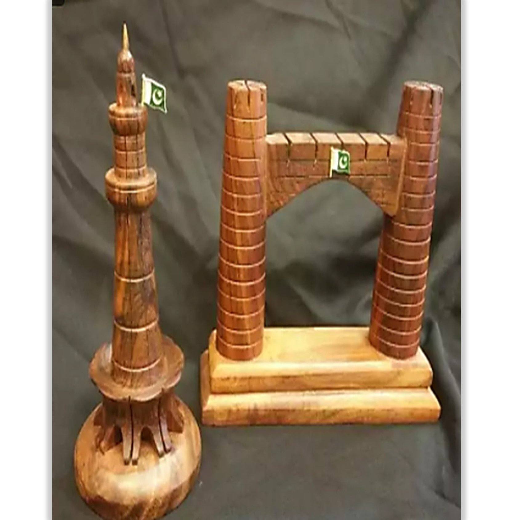 Minar-e-Pakistan Wooden Handcrafted - Dervish Designs Online